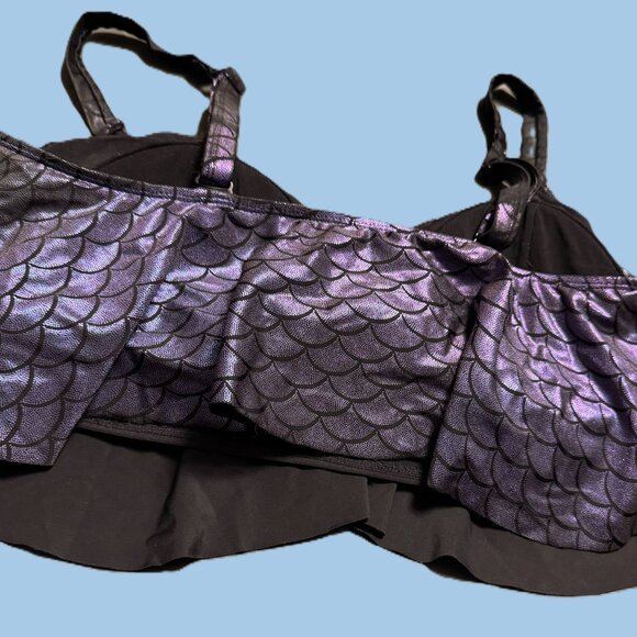 Torrid Plus Size Mermaid Two Piece - Picture 4 of 9